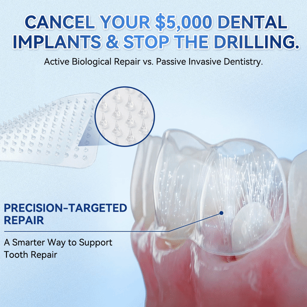 🔥LAST DAY SALE 49% OFF--OnlyJoy™ 🦷 Tideglusib Fast‑Dissolving Tooth & Gum Repair Oral Strips ✨