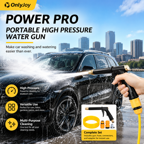 Power Pro: Portable High Pressure Water Gun for Easy Car Washing and Versatile Watering
