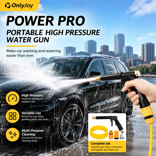 Power Pro: Portable High Pressure Water Gun for Easy Car Washing and Versatile Watering