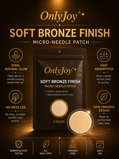 🔥Limited-Time 49% OFF--OnlyJoy® Soft Bronze Finish Transdermal Tanning Patch