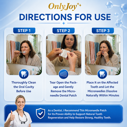 🔥LAST DAY SALE 49% OFF--OnlyJoy™ 🦷 Tideglusib Fast‑Dissolving Tooth & Gum Repair Oral Strips ✨