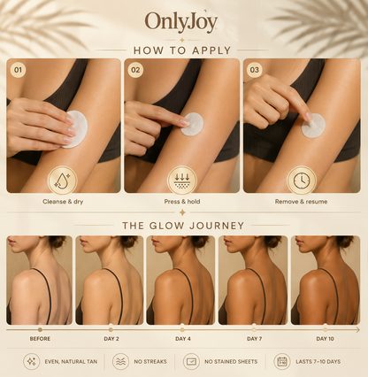 🔥Limited-Time 49% OFF--OnlyJoy® Soft Bronze Finish Transdermal Tanning Patch